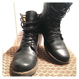 frye veronica combat boots
